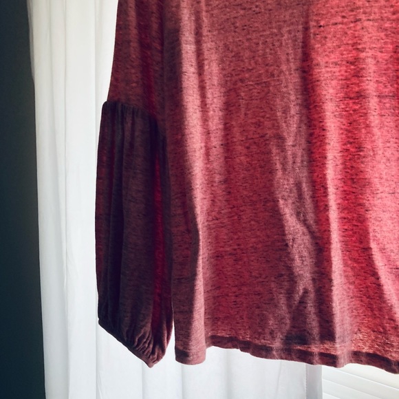 Pink Ballon Sleeve Shirt - Picture 2 of 4